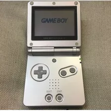 Gameboy Advance Sp Usado Prateado + Fitas De Graça