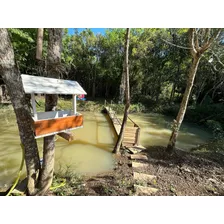 Chácara Com Lago, Ótima Localização Aceita Carro, Parcela