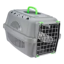 Caixa De Transporte Pet Cães Gatos Porta Metal Nº1
