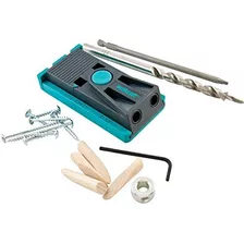 Wolfcraft 4643404 Bolsillo Agujero Woodjoining Jig Kit.