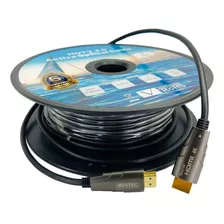 Cabo Hdmi 2.0 4k Hdr 60 Hz Fibra Óptica 19 Pinos 30 Metros