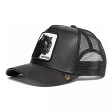 Gorra Animales Trucker Pantera Panther Vinipiel Con Castillo