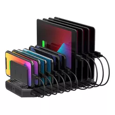 Unitek Estacin De Carga Usb, 10 Puertos Rpidos Usb Y Separad