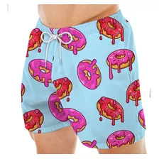 Short Bermuda Masculino Donuts Rosquinha