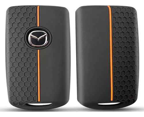 Kit X2 Forro Protector Llave Mazda 3 Cx30 Cx5 Cx50 Cx60 Cx90 Foto 2