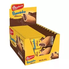 Pack Biscoito Lanchinho Recheio Chocolate Bauducco Recheadinho Caixa 500g