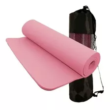 Colchonete Tapete Para Exercício Funcional Yoga - Rosa