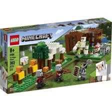 Blocos De Montar Legominecraft The Pillager Outpost 303 Peças Em Caixa