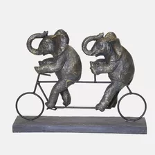 Elefantes En Bicicleta | Figuras Decorativas