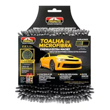 Toalha Pano Microfibra Chenile Cerdas Longa-proauto 34x24cm