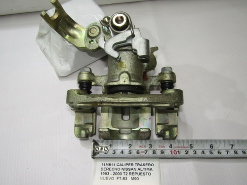 Caliper Trasero Derecho Nissan Altima 1993 - 2000 T2 Foto 3