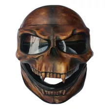 Casco De Motociclista Cráneo Máscara De Halloween G