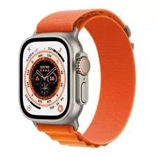 Apple Watch Ultra (49mm, Gps + Cellular) Alpine Naranja M Color De La Caja Gris Color Del Bisel Gris