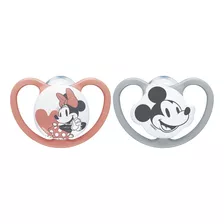 Chupete De Silicona Space Disney Mickey Mouse Etapa 1