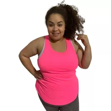 Kit 4 Regata Feminina Nadador Fitness Academia Plus Size