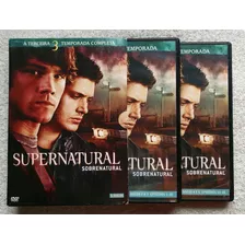 Box Dvd Coleção Supernatural: 3ª Temporada (5 Dvds)