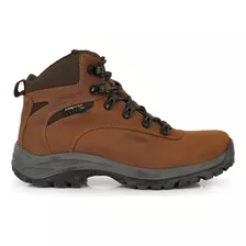 Bota Cuero Hombre Borcego Impermeable Agua Trekking Briganti