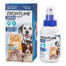 Antipulgas E Carrapatos Frontline Spray 100ml Cães E Gatos