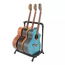 Base Para 3 Guitarras Robusta Metálica Soporte Para 3 Guitar