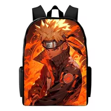 Mochila Escolar Stampart Infantil Naruto Cor Preto Design Lisa 45l