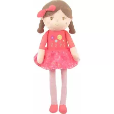 Muñeca De Trapo Apego De Tela Suave Juguete Niñas Coral 50cm