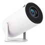 Projetor Hy300 Suporta 4k 1080p Wifi 6 Android 11 Portátil. Cor Branco 127/220v