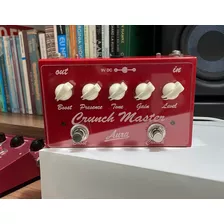 Pedal Crunch Master, Aura Amps - Distorção Booster Drive