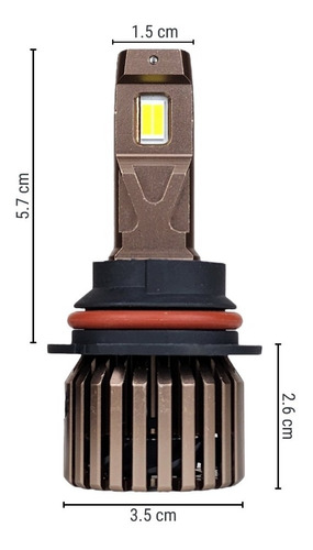 Kit Focos Led Para Auto 22000lm Varias Medidas Luces Blanca Foto 7