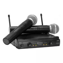 Kit Micrófonos Inalámbricos Wvngr Sm-58 Receptor Uhf Karaoke