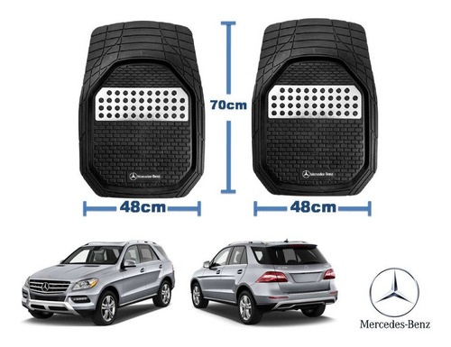 Tapetes Charola 3d Logo Mercedes Ml350 Ml500 2012 A 2015 Foto 2