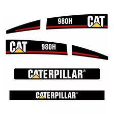 Kit De Decalque Adesivo Para Caterpillar 980h - Série 1
