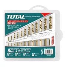 Brocas Para Metal Set 12 Piezas Total Tacsd0125