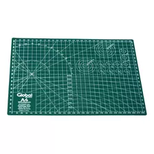 Tabla Plancha De Corte A4 Pvc 3 Capas 30x22cm Color Verde