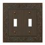 Arboresque Double Switch Wall Plate, Packaging May Vary