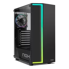 Gabinete Nox Infinity Gamma Argb, Luz Led, Atx/m-atx/itx