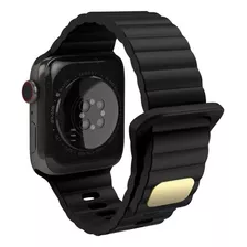 Correa De Silicona Apple Watch Ultra 49mm Negro Jb-0315