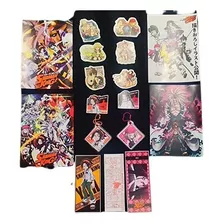 Paquete Anime Shaman King 17 Pz Poster Llavero Sticker Bookm