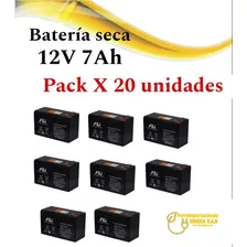 Batería Seca 12v 7ah Pack X 20 Unidades 