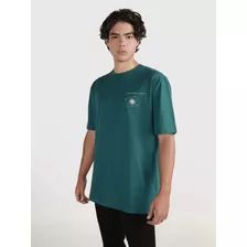 Playera Calvin Klein Azul De Algodón Para Hombre