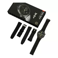 Smartwatch Relogio Inteligente Xh4 Max Com 3 Pulseiras 