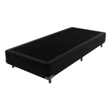 Cama Box Solteiro Preta Comfort Prime 78x188