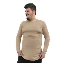 Camiseta Segunda Pele Plus Size Proteção Solar Uv50+ Sport