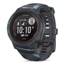 Smartwatch Garmin Solar Instinct Surf 0.9 Caixa 45mm De Polímero Reforçado Com Fibra Pipeline, Pulseira Pipeline De Silicone E O Arco Pipeline De Polímero Reforçado Com Fibra