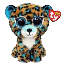 ~? Ty Beanie Boo Cobalt The Blue Leopard - 6 Pulgadas