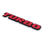 A Emblema De Coche Turbo Rojo For Vw Volvo Ix35