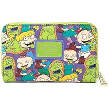 Loungefly Nickelodeon Rugrats Reptar Bar All Over Print Zip 
