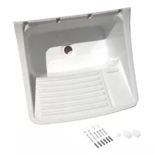 Tanque De Plastico Para Lavar Roupas Branco Luconi