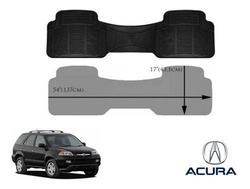 Kit Tapetes 3 Filas Acura Mdx 2006 Rubber Black Original Foto 4