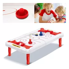 Mini Hockey De Mesa Jogo Air Completo Portátil Com Pezinho