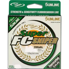 Línea De Pesca Super Fc De Fluorocarbono Sunline, Prueba De 